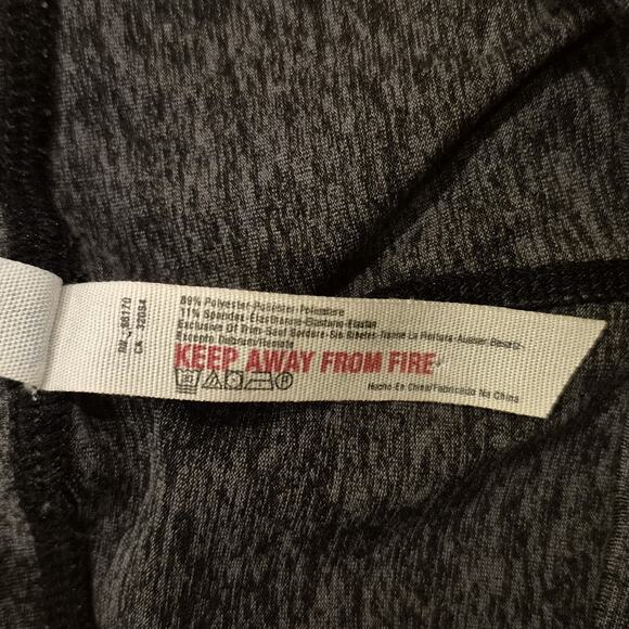 Free People Movement Infinity Leggings Women Large Gray Black Crop Yoga Active - Picture 5 of 10